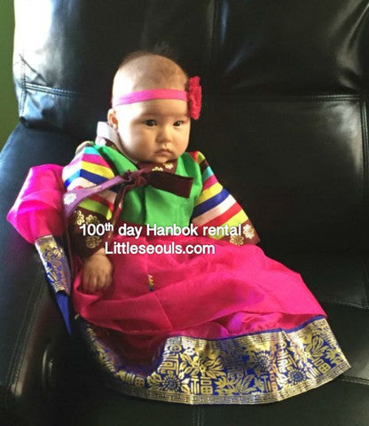 Customer Gallery: 100th Day Girl Traditional hanbok