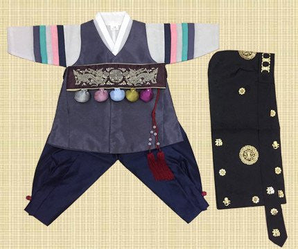 NEW - Hanbok Baby Boy Dolbok for First Birthday Dol Party