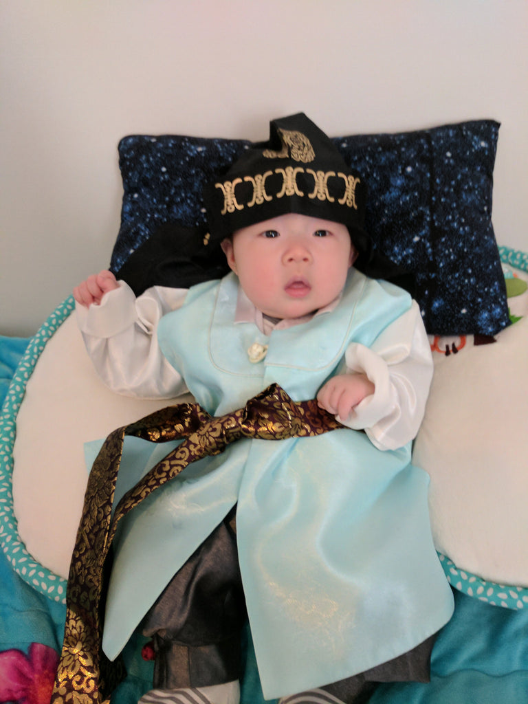 Customer Gallery: Traditional Modern Dolbok Prince Hanbok