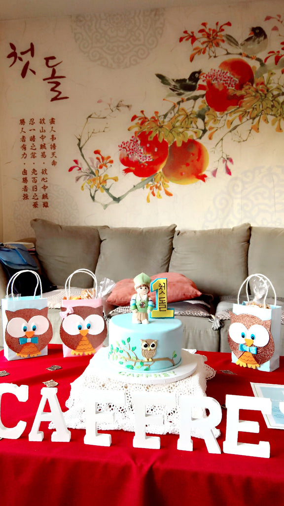 Customer Gallery: Oriental Plum Tree Banner and Doljabi Rental