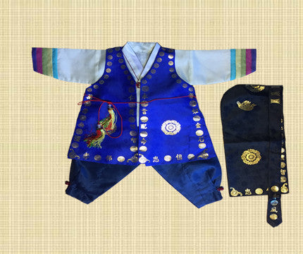Korean Traditional Hanbok Prince Dolbok Bokgun Hat