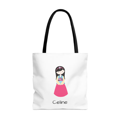 Custom Order: Celine Name Korean Princess Tote Bag