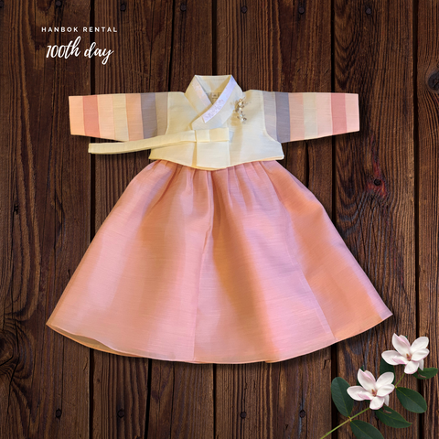 100th Day Simplicity Hanbok