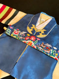 1st Birthday Boy Traditional Blue and Yellow Hanbok