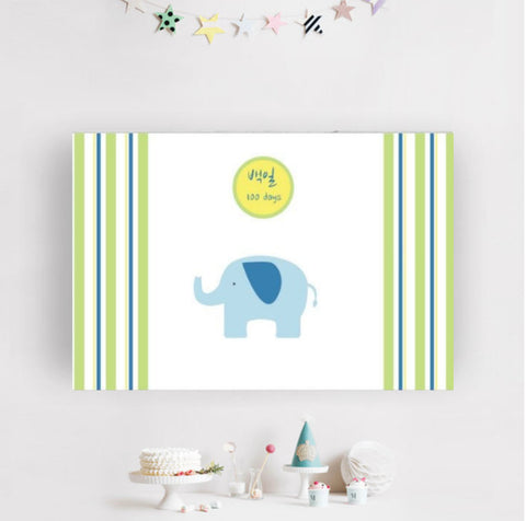 100th Day Elephant Banner