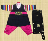 1st Birthday Boy Traditional Dolbok Prince Hanbok Style 4