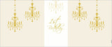First Birthday Chandelier Backdrop Banner