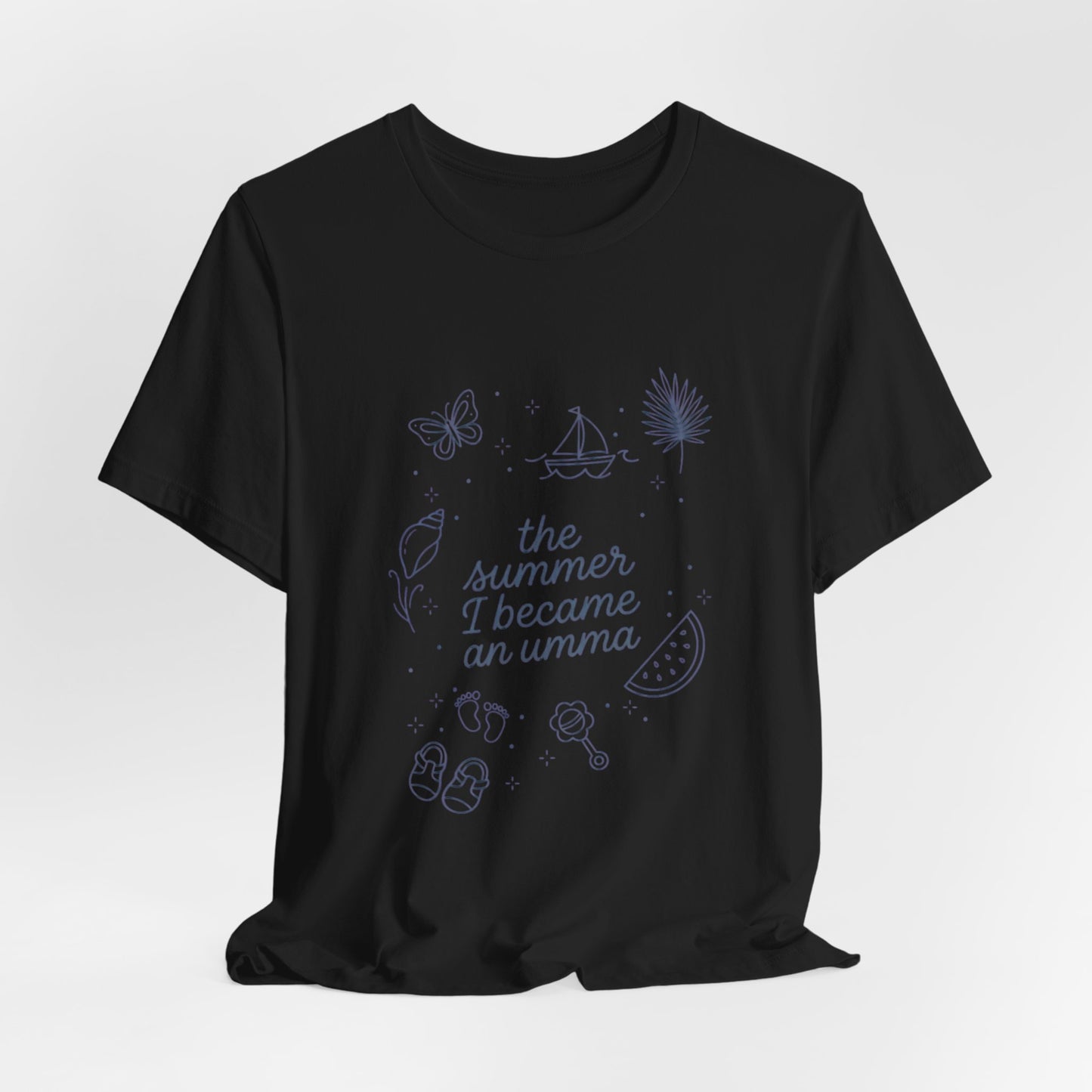 the summer I became an aunt T-Shirt | beachy typography, seashell graphics