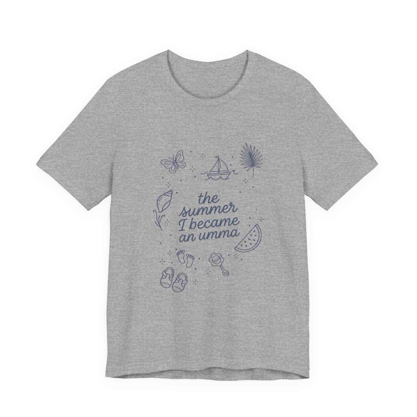 the summer I became an aunt T-Shirt | beachy typography, seashell graphics