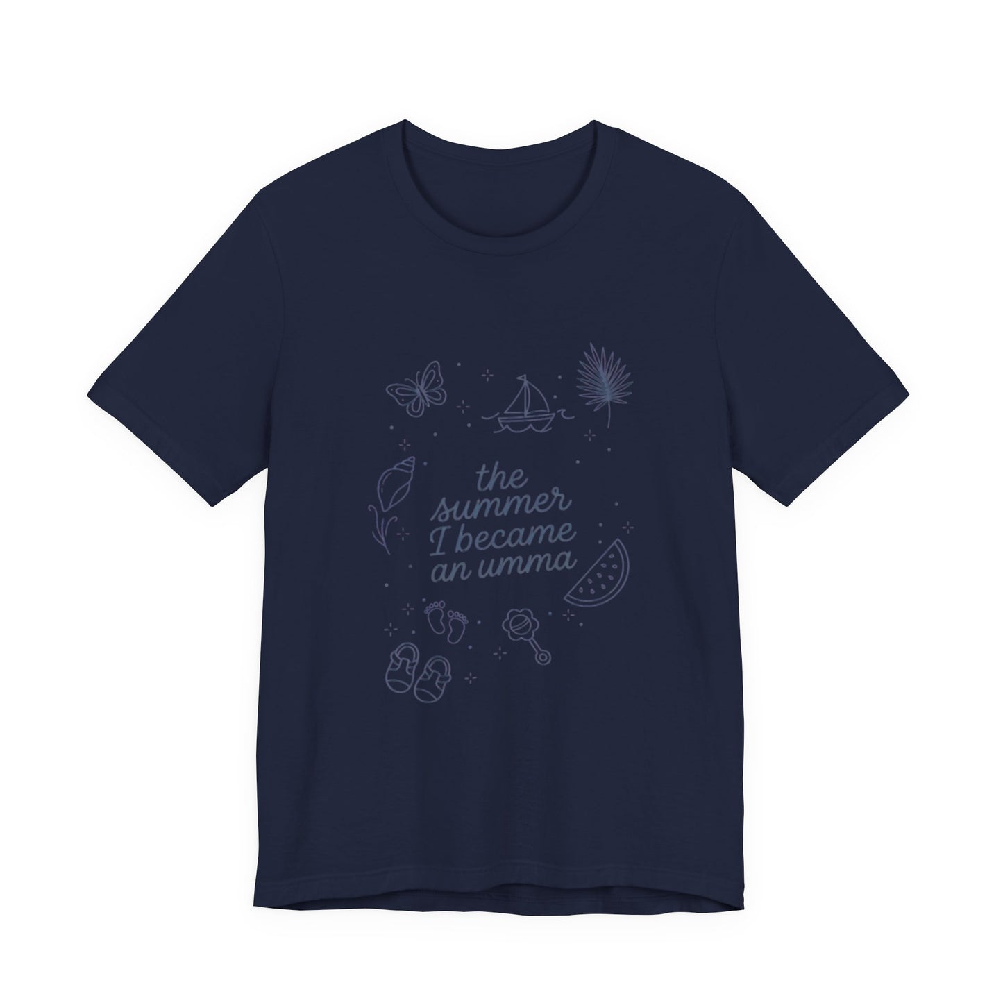 the summer I became an aunt T-Shirt | beachy typography, seashell graphics