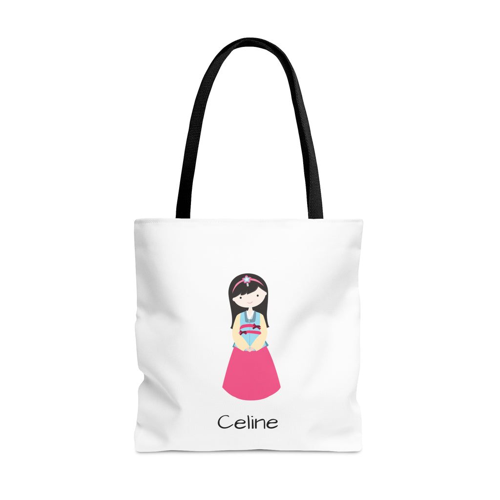 Custom Order: Celine Name Korean Princess Tote Bag