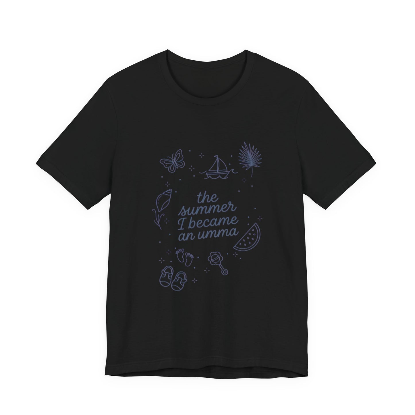 the summer I became an aunt T-Shirt | beachy typography, seashell graphics