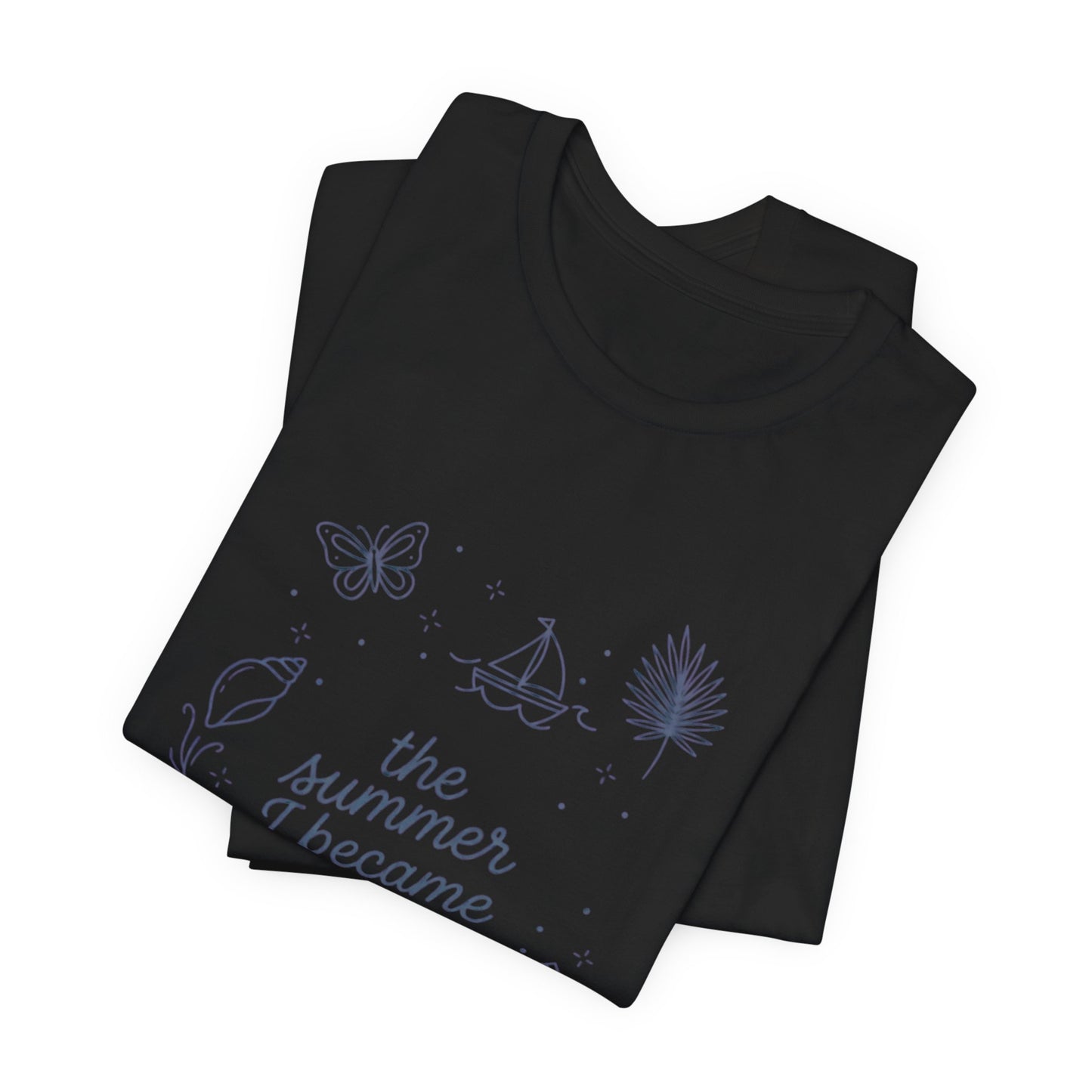 the summer I became an aunt T-Shirt | beachy typography, seashell graphics