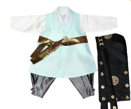 Boy's First Birthday Hanbok Prince Style (Size 1)